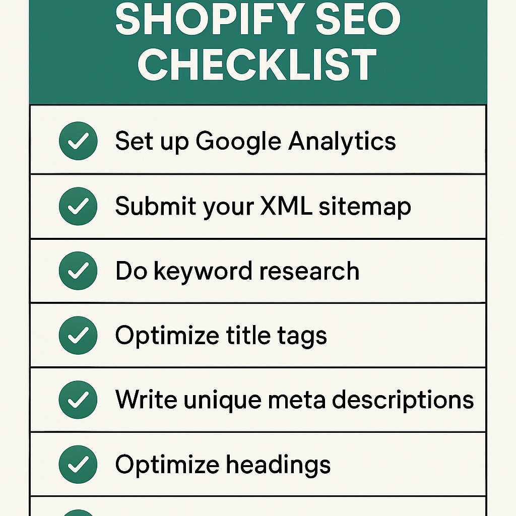 Shopify SEO Checklist-1